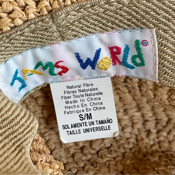 Jams World Raffia Vintage Hat S/M - Picture 10 of 10
